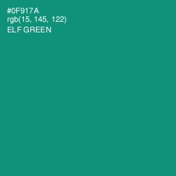 #0F917A - Elf Green Color Image